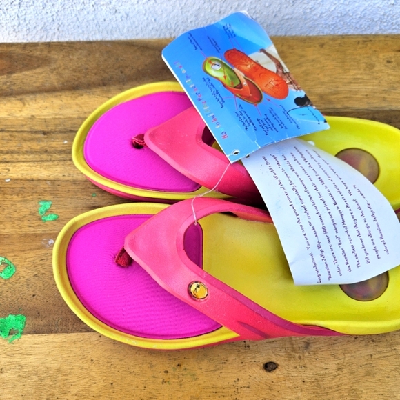 Hawaiian Jellys Ultra Comfort Mango Fruit Unisex  Sandals Women's Size 6 - Picture 9 of 15
